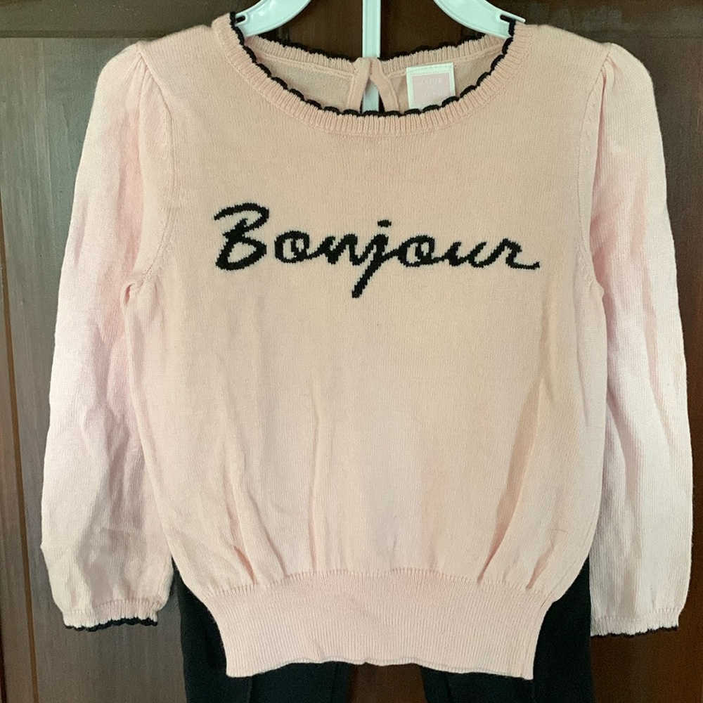 Janie and Jack Sweater and Leggings Set